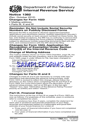Form 1023 pdf free